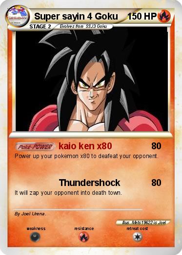 Pokemon Super sayin 4 Goku