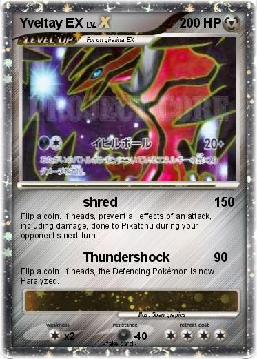Pokemon Yveltay EX