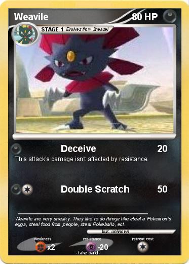 Pokemon Weavile