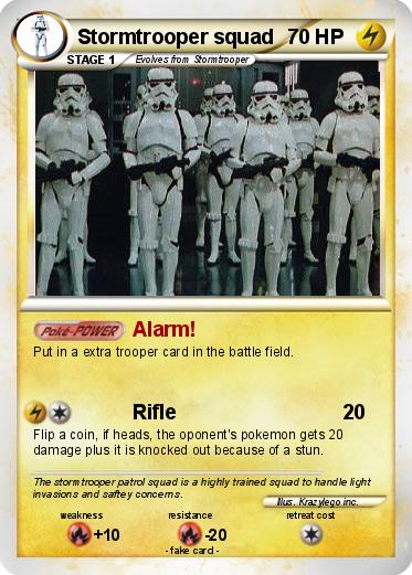 Pokemon Stormtrooper squad