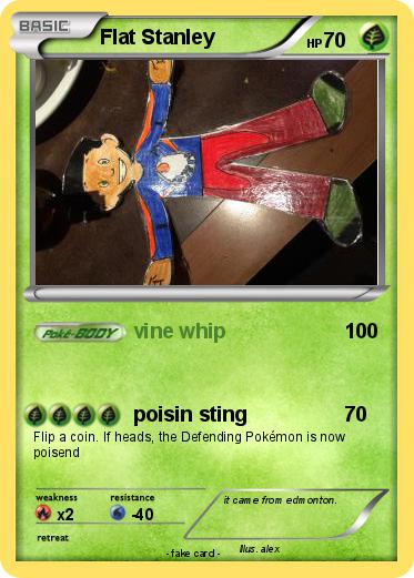 Pokemon Flat Stanley