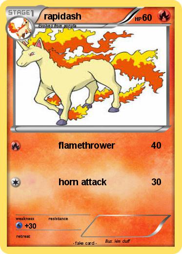 Pokemon rapidash