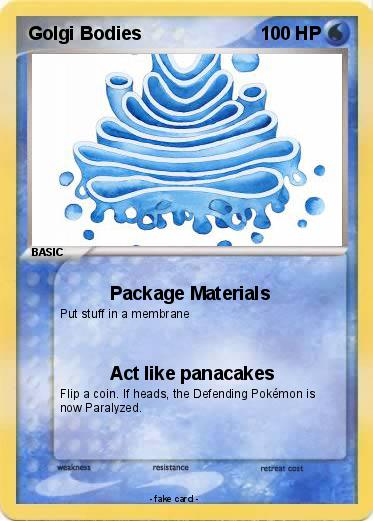 Pokemon Golgi Bodies