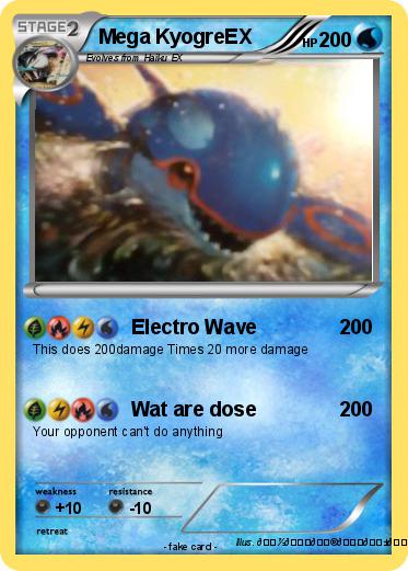 Pokemon Mega KyogreEX