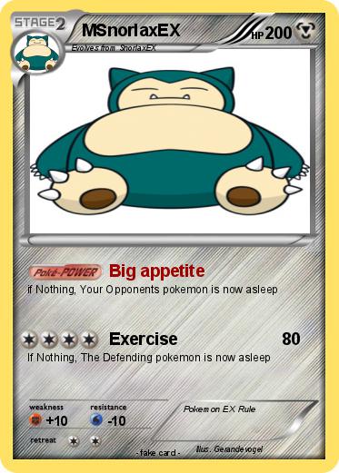 Pokemon MSnorlaxEX