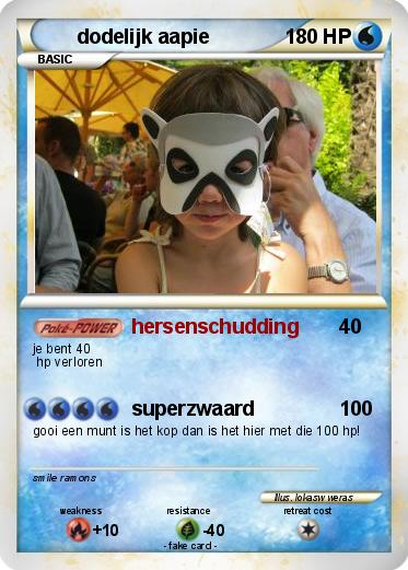 Pokemon dodelijk aapie