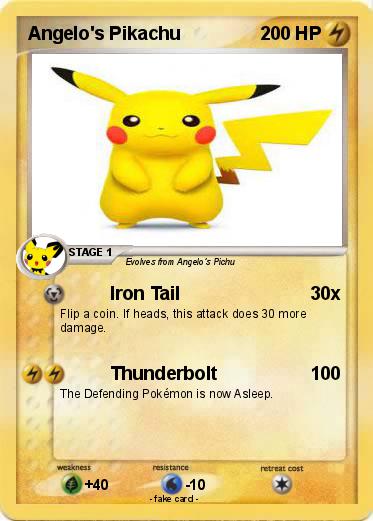 Pokemon Angelo's Pikachu