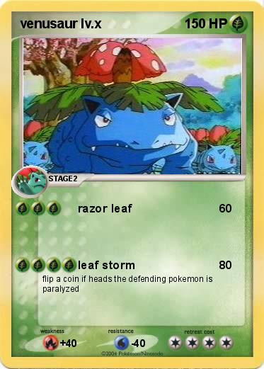 Pokemon venusaur lv.x