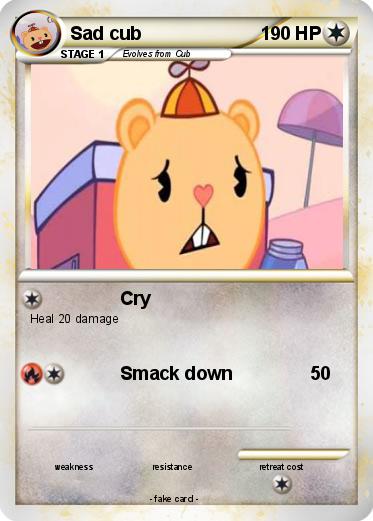 Pokemon Sad cub
