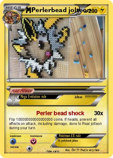 Pokemon Perlerbead jolteon