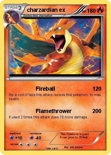Pokemon charzardian ex