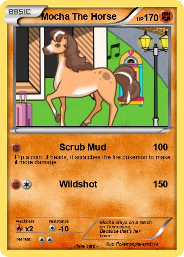 Pokemon Mocha The Horse