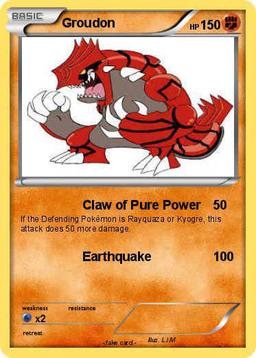 Pokemon Groudon
