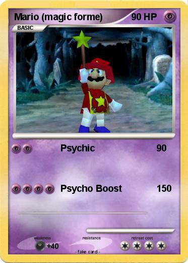 Pokemon Mario (magic forme)