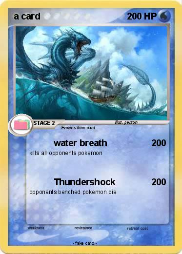 Pokemon a card