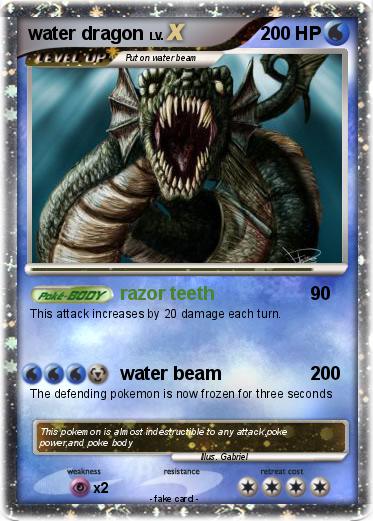 Pokemon water dragon