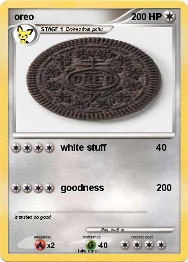 Pokemon oreo