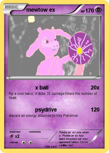 Pokemon mewtow ex