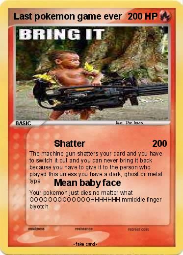 Pokemon Last pokemon game ever