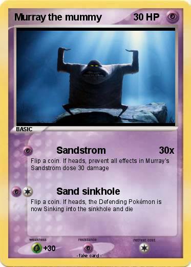 Pokemon Murray the mummy