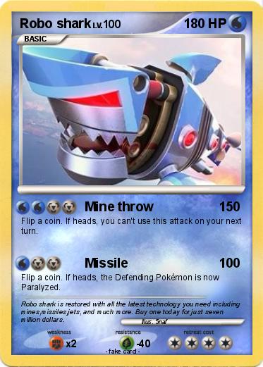 Pokemon Robo shark