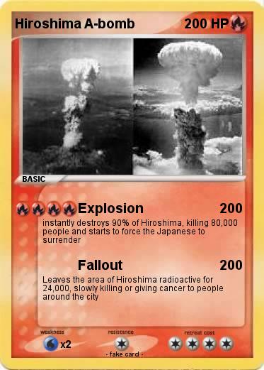 Pokemon Hiroshima A-bomb