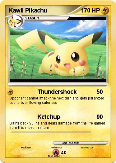 Pokemon Kawii Pikachu