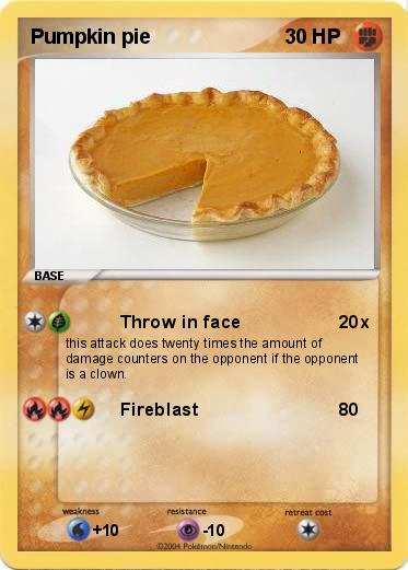 Pokemon Pumpkin pie