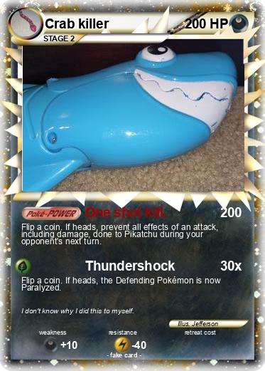 Pokemon Crab killer