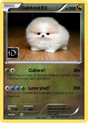 Pokemon Cutetood EX