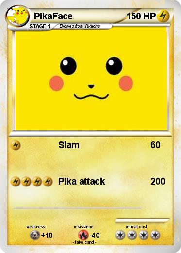 Pokemon PikaFace
