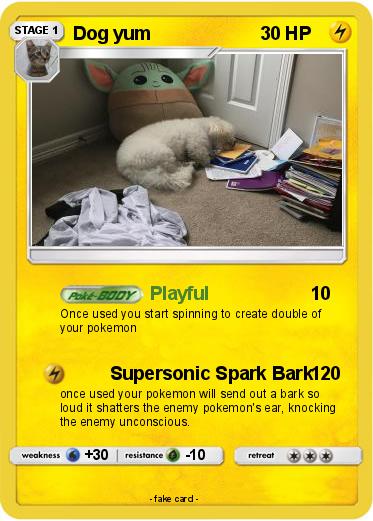 Pokemon Dog yum