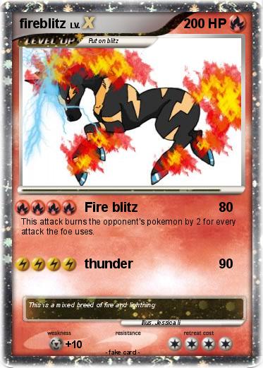 Pokemon fireblitz