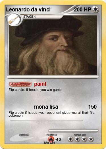 Pokemon Leonardo da vinci