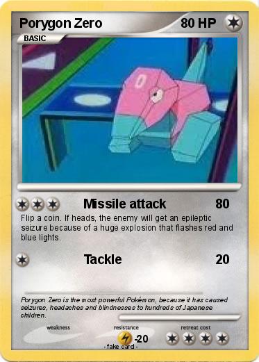 Pokemon Porygon Zero