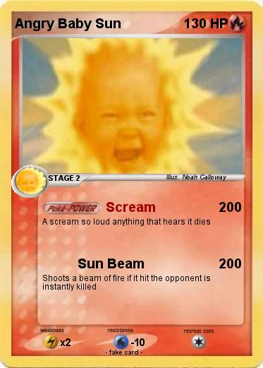 Pokemon Angry Baby Sun