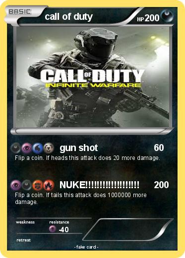 Pokemon call of duty
