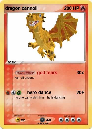 Pokemon dragon cannoli