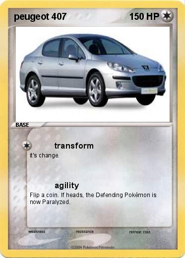 Pokemon peugeot 407