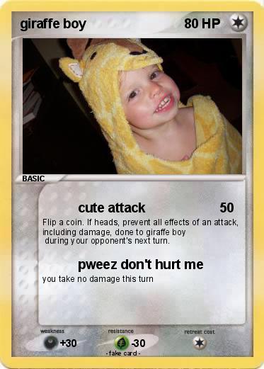 Pokemon giraffe boy