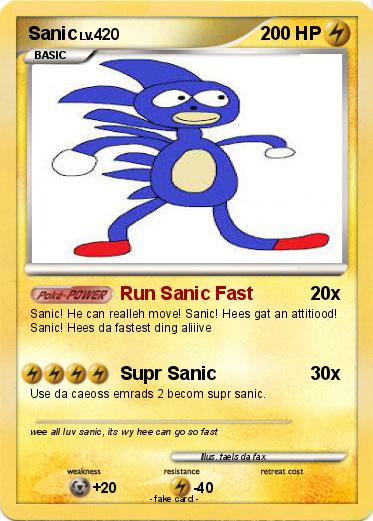 Pokemon Sanic
