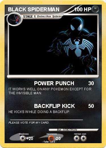 Pokemon BLACK SPIDERMAN