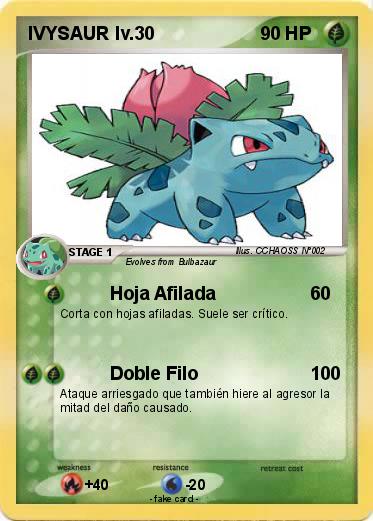 Pokemon IVYSAUR lv.30