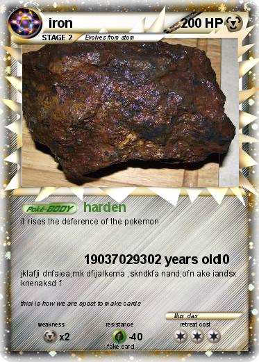 Pokemon iron