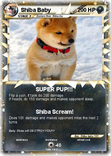 Pokemon Shiba Baby