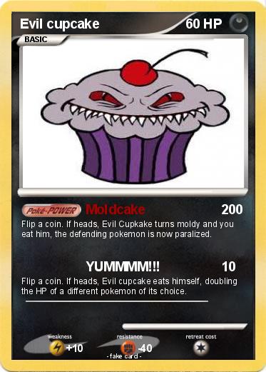 Pokemon Evil cupcake