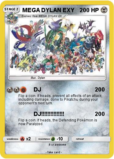 Pokemon MEGA DYLAN EXY
