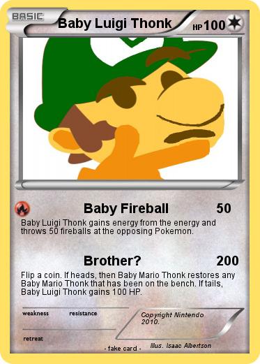 Pokemon Baby Luigi Thonk