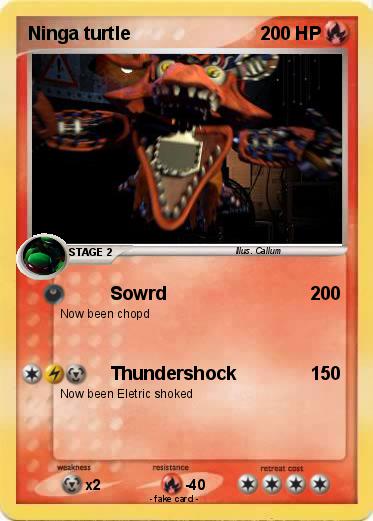 Pokemon Ninga turtle