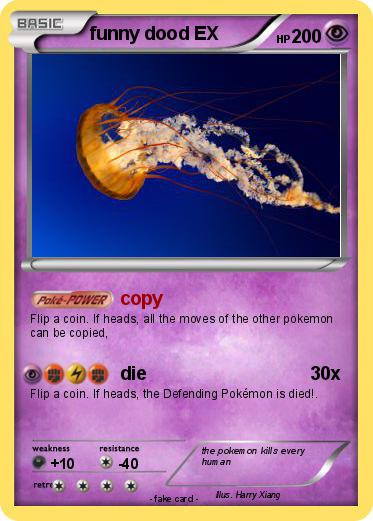 Pokemon funny dood EX